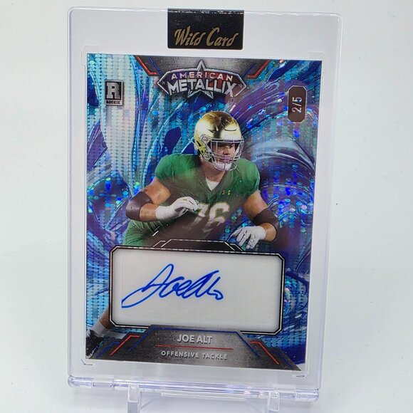 Joe Alt Autograph Joe Alt Rookie Card 2 of /5 Notre Dame Chargers - Picture 1 of 2